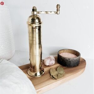 Salt Mill - European Brass Salt Mill